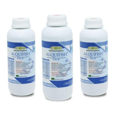 Imagem de Kit Com 3 Fertilizantes Orgânico Composto Alquifish 1 Litro