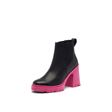 Imagem de SOREL Women's Brex Heel Chelsea Boot - Black, Cactus Pink - Size 6.5