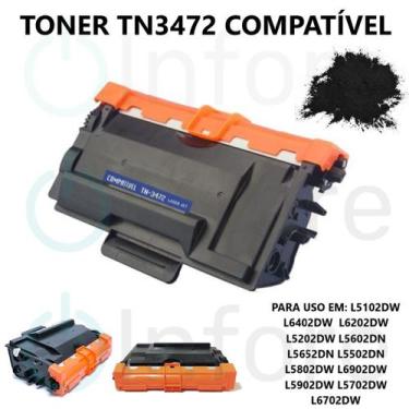 Imagem de Toner Compatível Premium Tn880 Tn-880 Tn3472 Tn-3472 Tn3470 Tn-3470 Pa