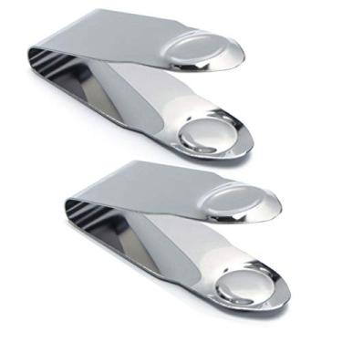 Imagem de 2 peças de aço inoxidável morango casquilho removedor de haste de fruta picer descascador de folhas aparelhos de cozinha para ferramentas de fruta de tomate cereja morango, prata