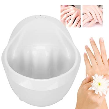 Imagem de Tigela De Imersão Elétrica Para Unhas, Máquina De Massagem Portátil Com Bolha De Vibração Para Salão De Beleza E Casa, Ferramenta De Cuidados Com As Mãos Para Manicure (Nós)