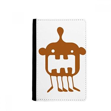 Imagem de Bolsa de cartão para carteira com porta-passaporte e criatura alienígena monstro do universo Notecase Burse, Multicolor
