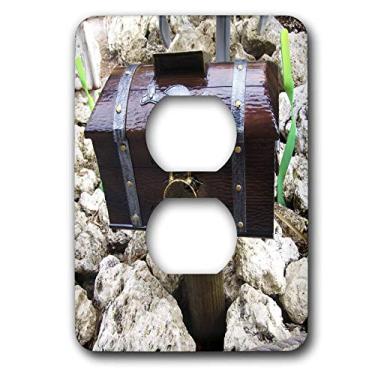 Imagem de 3dRose lsp_43747_6 Capa para saída de baú do tesouro pirata