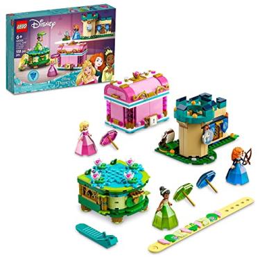 Imagem de 43203 LEGO® ǀ Disney As Criações Encantadas de Aurora, Merida e Tiana (588 peças)
