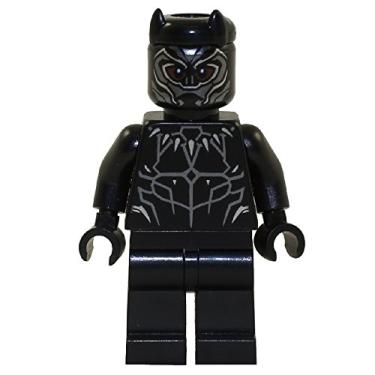 Imagem de LEGO Marvel Super Heroes Black Panther Minifigure - Black Panther Classic Suit (76103)