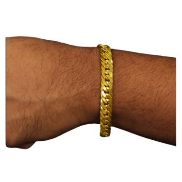 Imagem de Pulseira 8mm Grumet Laminada de moeda antiga gromet lamenada