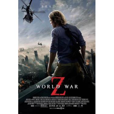 Imagem de Poster Cartaz Guerra Mundial Z B - Pop Arte Poster