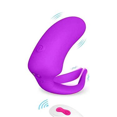 Imagem de Estimulador de Clitóris Recarregável 9 Velocidades à Prova d' Água Massageador Erótico (Roxo)