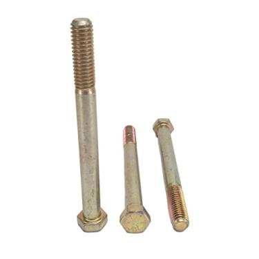 Imagem de Parafusos sextavados de 3/8-16 x 4, grau 8 (comprimentos de 3/10.2 cm a 10.2 cm na listagem) Parafusos de cabeça sextavada (3/8-16x4 (25 peças))