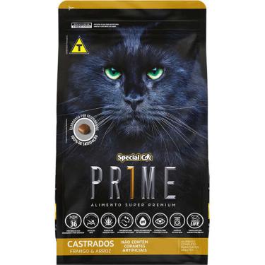 Imagem de Ração Special Cat Prime Frango e Arroz para Gatos Adultos Castrados - 20 Kg