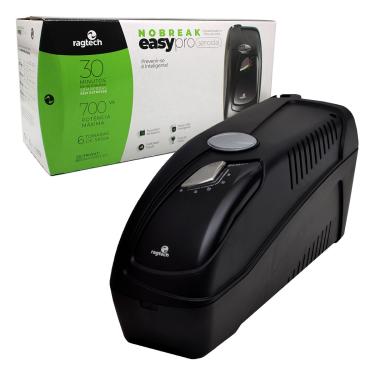 Imagem de Nobreak Ragtech Easy Pro Senoidal 700VA CBU-TI Trivolt Automático - 20NEP4164