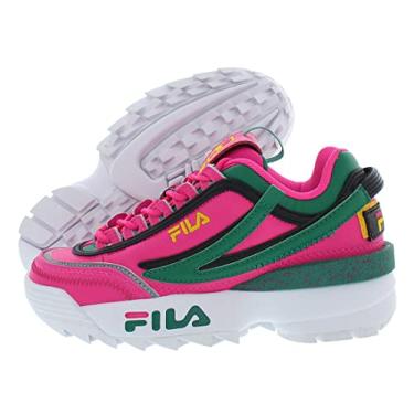 Imagem de Fila Disruptor II EXP GS Girls' Youth Sneaker 6.5 M US Big Kid Pink-Green