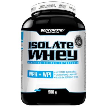 Imagem de Whey Protein Isolado Proteico Soro de Leite WPI + WPH Hidrolisado Proteico Pote 900g Alto Teor Proteinas Vitaminas Minerais Baixo Gorduras e Carboidratos Suplemento Pó - Body Nutry (Creme de Baunilha)