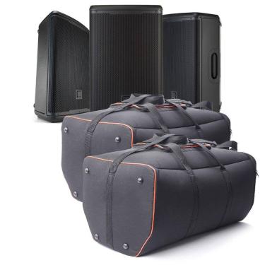 Imagem de Kit 2 Case Bolsa Capa Para Com Caixa Eon 715 Acolchoada