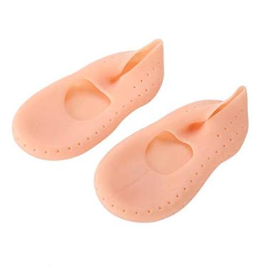 Imagem de Meias de Silicone Beichi, Hidratantes e Antirachaduras para Pés Secos e Rachados, Tamanhos P, M e G, 2 Peças