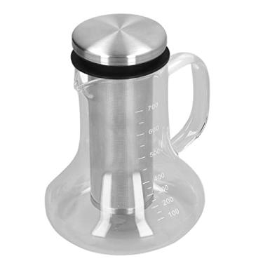 Imagem de Cold Brew Home Kitchen Cafeteira 700ml Cafeteira portátil compacta feita de vidro borossilicato com tampa removível