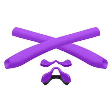 Imagem de Vonxyz Kits de borracha de substituição para óculos de sol Oakley EV Zero Pitch - roxo