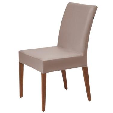 Imagem de Capa Suplex Impermeável Para Cadeira Jantar Kit Com 6 Peças - Adomes