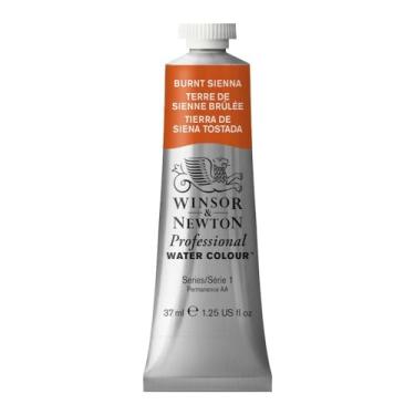 Imagem de Winsor & Newton Tinta profissional para aquarela, tubo de 35 g, Siena queimada