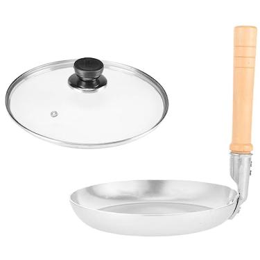 Imagem de Panela de ovo oyakodon com alça vertical placa de ovo frigideira japonesa para omelete frigideira japonesa para cozinhar panela de ovo oyakodon frigideira dedicada tamagoyaki para casa panela especial