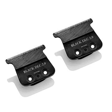 Imagem de Lâminas de substituição FX707B2 DLC compatíveis com aparadores de cabelo BaBylissPRO FX787 e LoPROFX FX726, pacote com 2