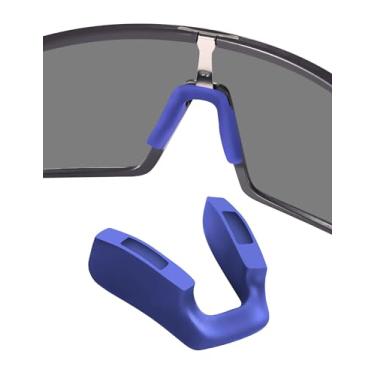 Imagem de Almofadas de nariz de substituição para Oakley Sutro OO9406 / Sutro S OO9462 / Sutro Lite OO9463 / Sutro Asian Fit OO9406A / Sutro Lite Asian Fit OO9463A / Óculos de sol ventilados Sutro - Azul
