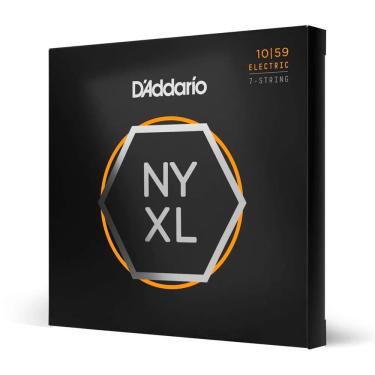 Imagem de Encordoamento Para Guitarra D`addario 7 Cordas NYXL1059 .010