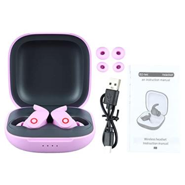 Imagem de Dente Azul 5.3 Fones de Ouvido Universal Com Cancelamento de Ruído Hifi Estéreo Graves Profundos para Esportes Ventilação de Alívio de Pressão