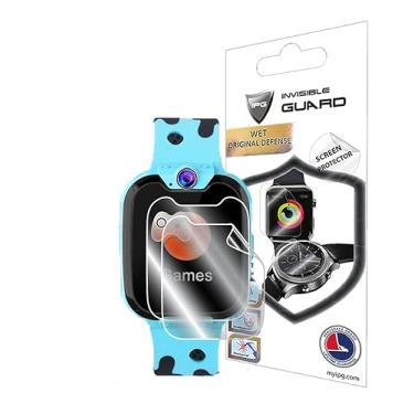 Imagem de IPG Protetor de tela de hidrogel para relógio inteligente GOOWJUER Kids (2 unidades) Película transparente HD invisível antiarranhões - suave/autorcura/bolha para crianças