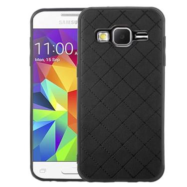 Imagem de ELISORLI Compatível com Samsung Galaxy J7 2015/J7 Neo/J7 Nxt/J7 Core/7J Duos Capa robusta fina antiderrapante borracha TPU para celular SM J700 J700P J700T J00T1 J700M Mulheres Homens Preto