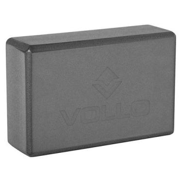 Imagem de Bloco De Yoga Vollo VP1070, Cinza