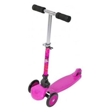 Imagem de Patinete Tech 3 Rodas Freio Scooter Bel - Bel Sports, Rosa