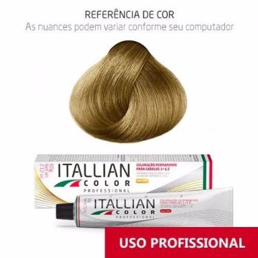 Imagem de Coloração Itallian Color Profissional 60g Louro Claro 8