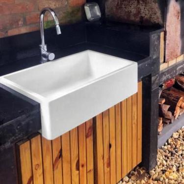 Imagem de Cuba Cozinha Farm Sink 60 Cm Estilo Fazenda Avental - Don Artesano