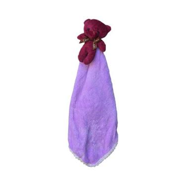 Imagem de Naninha Mantinha Para Bebê Macia Fofinha Personagem Bebê Ursinho Desen