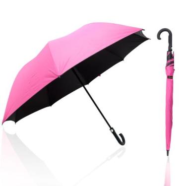 Imagem de Guarda Chuva Portaria Automático Grande Reforçado l Hastes de Fibra de