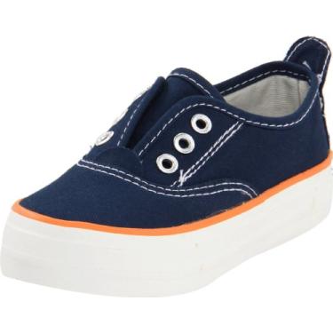 Imagem de Morgan & Milo Tênis Troy Sport CVO (bebê/criança pequena), Azul-marinho bravo, 1.5 Little Kid