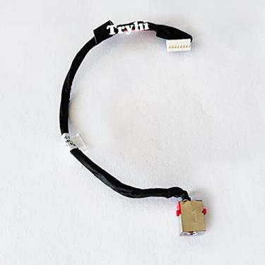 Imagem de Conector de tomada de alimentação CC para laptop para Acer Predator Helios 300 G3 572 C6PRH G3-571-77QK PH315-51 PH317-51 PH317-52 DH53F LA-F991P G3-571-73H3 50.Q2 CN2.000 2 fios DC301010H00