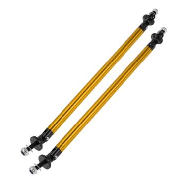 Imagem de Partuto 2 peças de 200 mm/7,87 pol. Varas de suporte ajustáveis para para-choque dianteiro traseiro divisor de lábio barra de suporte de haste de amarração barras de suporte de liga de alumínio