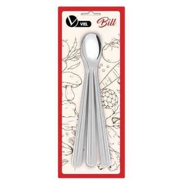 Imagem de Colher p/Suco em Aço Inox c/ 3 Peças Viel