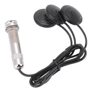 Imagem de Captador de Transdutor Piezo de Guitarra Com 3 Transdutores, Adequado para Instrumentos Acústicos Com 6,35 Mm, Elimina Som Externo e Reflete, para Guitarra,