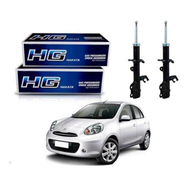 Imagem de Par Amortecedor Dianteiro March 1.0 1.6 2012 A 2014 - Nakata