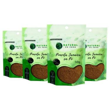 Imagem de Tempero Premium Pimenta Jamaica em Pó Alta Qualidade Pouch Kit 4 50g  