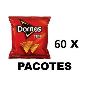Imagem de Doritos Queijo Nacho Com 60 Unidades 22gr cada - ELma Chips