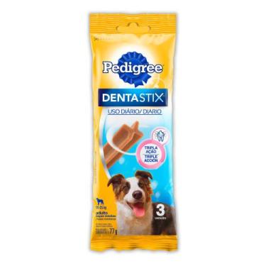 Imagem de Petisco para Cães Pedigree Dentastix Raças Médias com 3 Unidades de 25