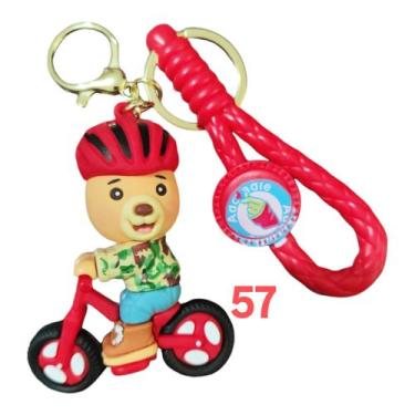 Imagem de Chaveiro Fofinho Ursinhos Emborrachado Realista 3D Grande - Dream Toys