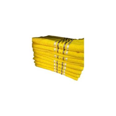 Imagem de Toalhas de Banho Popular 68x1,35cm: amarela - clamatex