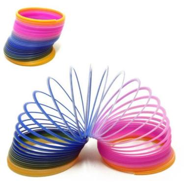 Imagem de Mola Maluca Brinquedo Infantil Colorida Anti-stress 7,5x6cm - Escalope