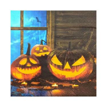 Imagem de Guardanapo de Papel Abóboras Para o Halloween Ti-flair 33x33cm