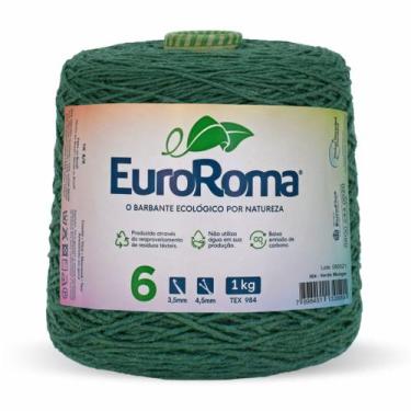 Imagem de Barbante Euroroma Colorido N06 1kg Eurofios, 0804-VERDE MUSGO